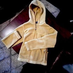 Patagonia hooded full zip fleece